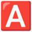 A button (blood type) Noto Emoji