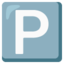 P button Noto Emoji