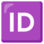 ID button Noto Emoji