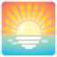 sunrise Noto Emoji