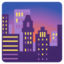 cityscape at dusk Noto Emoji