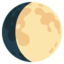 waxing gibbous moon Noto Emoji