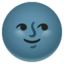 new moon face Noto Emoji