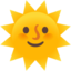 sun with face Noto Emoji