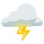 cloud with lightning Noto Emoji