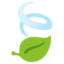 leaf fluttering in wind Noto Emoji