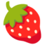 strawberry Noto Emoji