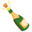 bottle with popping cork Noto Emoji