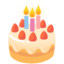 birthday cake Noto Emoji