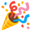 party popper Noto Emoji