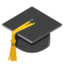 graduation cap Noto Emoji