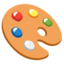 artist palette Noto Emoji