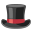 top hat Noto Emoji