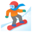 snowboarder Noto Emoji