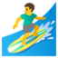 man surfing Noto Emoji