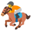 horse racing Noto Emoji