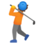person golfing Noto Emoji