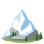 snow-capped mountain Noto Emoji