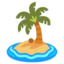 desert island Noto Emoji