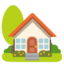 house with garden Noto Emoji