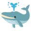 spouting whale Noto Emoji