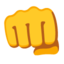 oncoming fist Noto Emoji