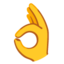 OK hand Noto Emoji