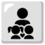 family man, girl, boy Noto Emoji