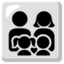 family man, woman, girl, boy Noto Emoji