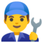 man mechanic Noto Emoji