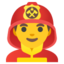 man firefighter Noto Emoji
