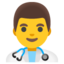 man health worker Noto Emoji