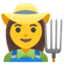 woman farmer Noto Emoji