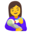 woman feeding baby Noto Emoji