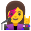 woman singer Noto Emoji