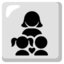 family woman, girl, boy Noto Emoji