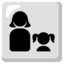 family woman, girl Noto Emoji