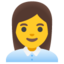 woman office worker Noto Emoji