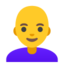 woman bald Noto Emoji