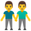 men holding hands Noto Emoji