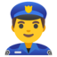 man police officer Noto Emoji