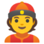 person with skullcap Noto Emoji