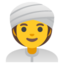 woman wearing turban Noto Emoji