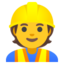 construction worker Noto Emoji