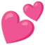 two hearts Noto Emoji