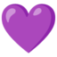 purple heart Noto Emoji