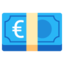 euro banknote Noto Emoji