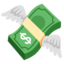 money with wings Noto Emoji