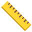 straight ruler Noto Emoji