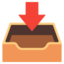 inbox tray Noto Emoji